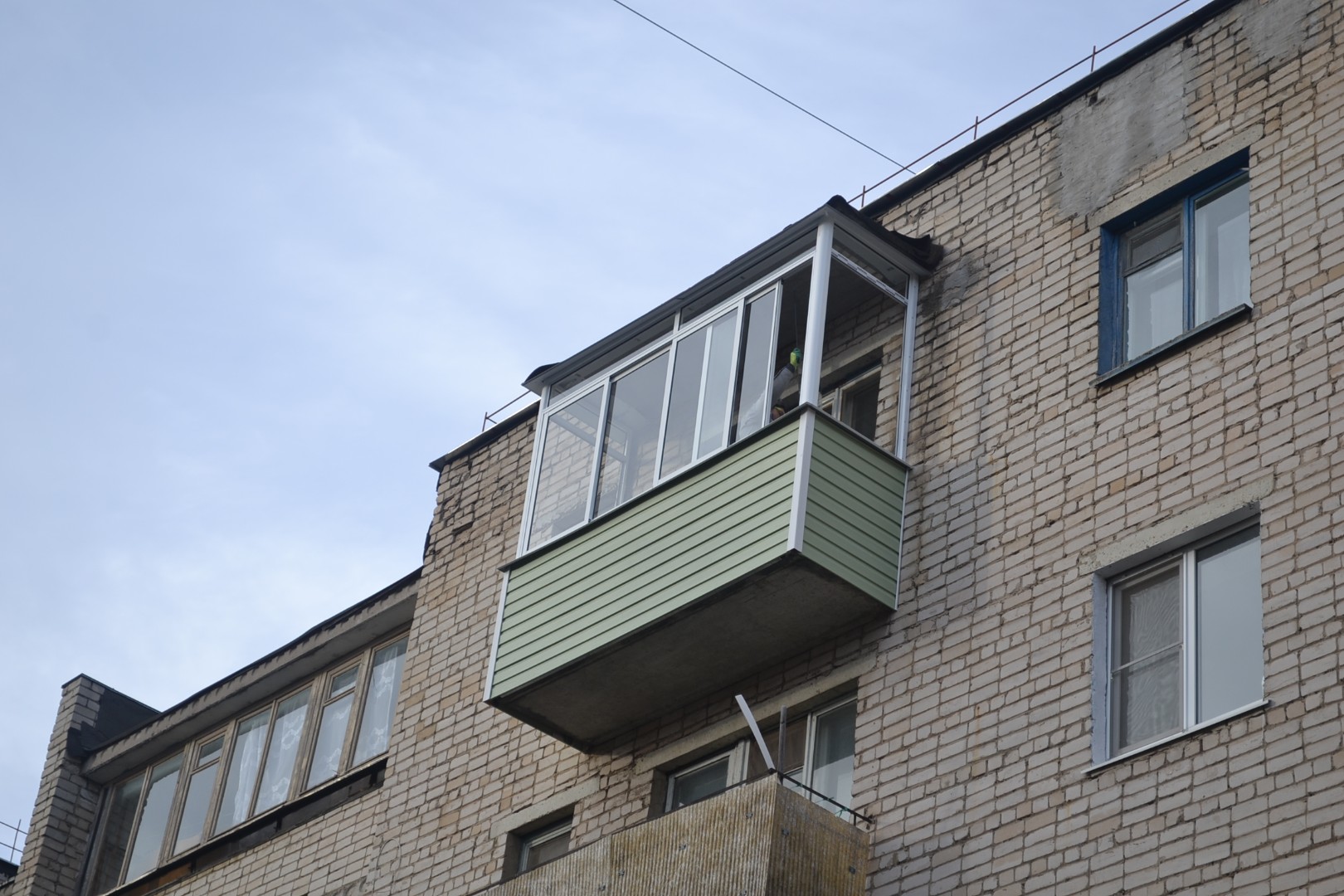Холодное остекление балконов и лоджий в Калуге